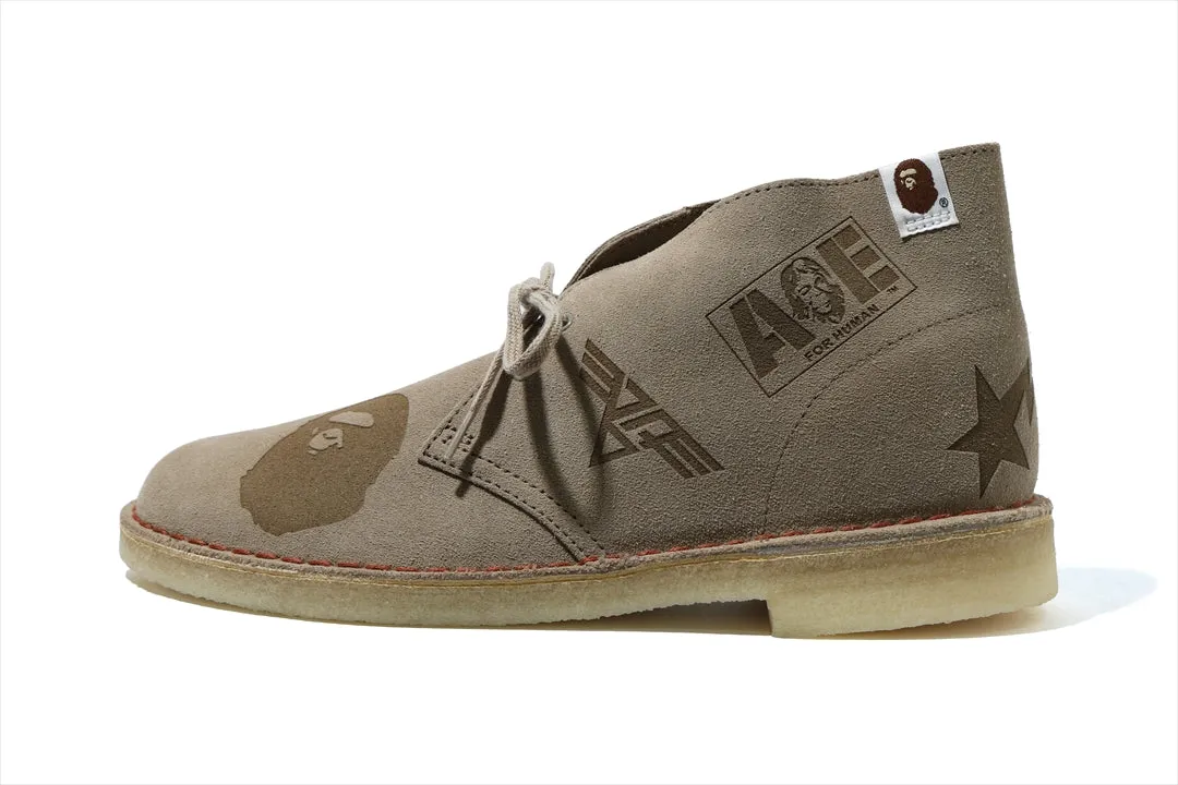 【 BAPE X CLARKS 】DESERT BOOTS