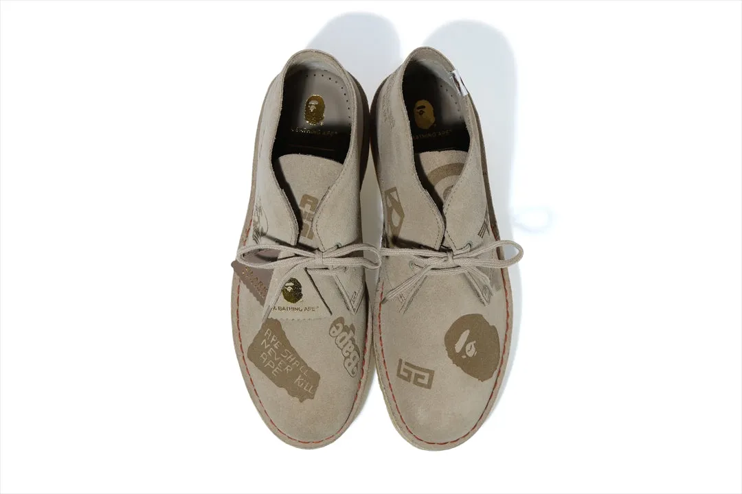 【 BAPE X CLARKS 】DESERT BOOTS