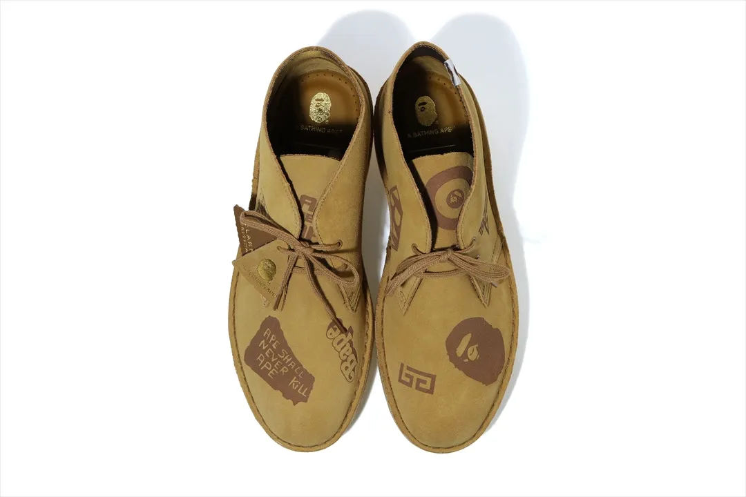 【 BAPE X CLARKS 】DESERT BOOTS