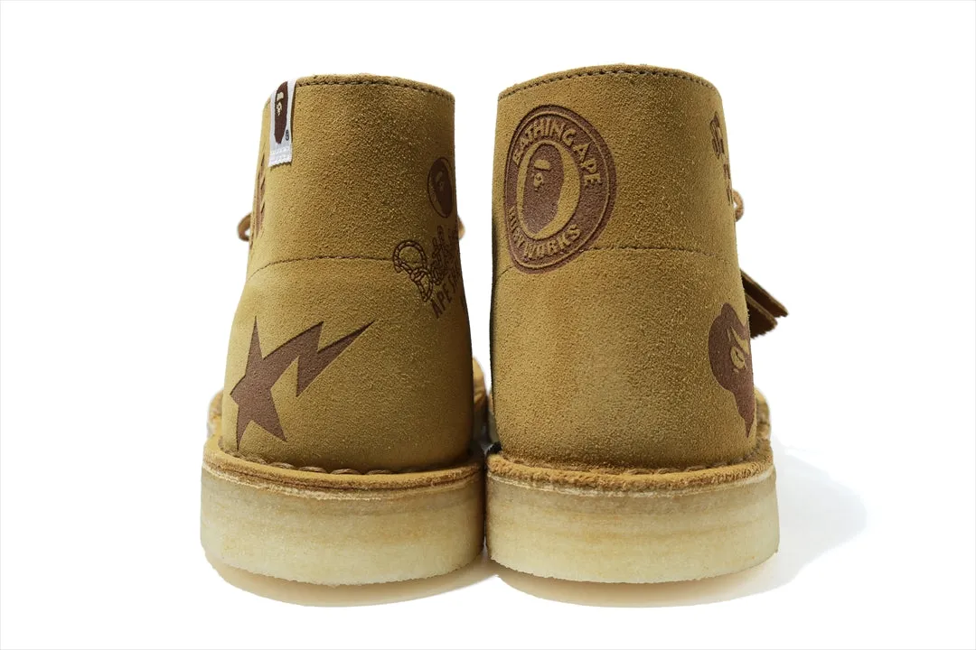 【 BAPE X CLARKS 】DESERT BOOTS