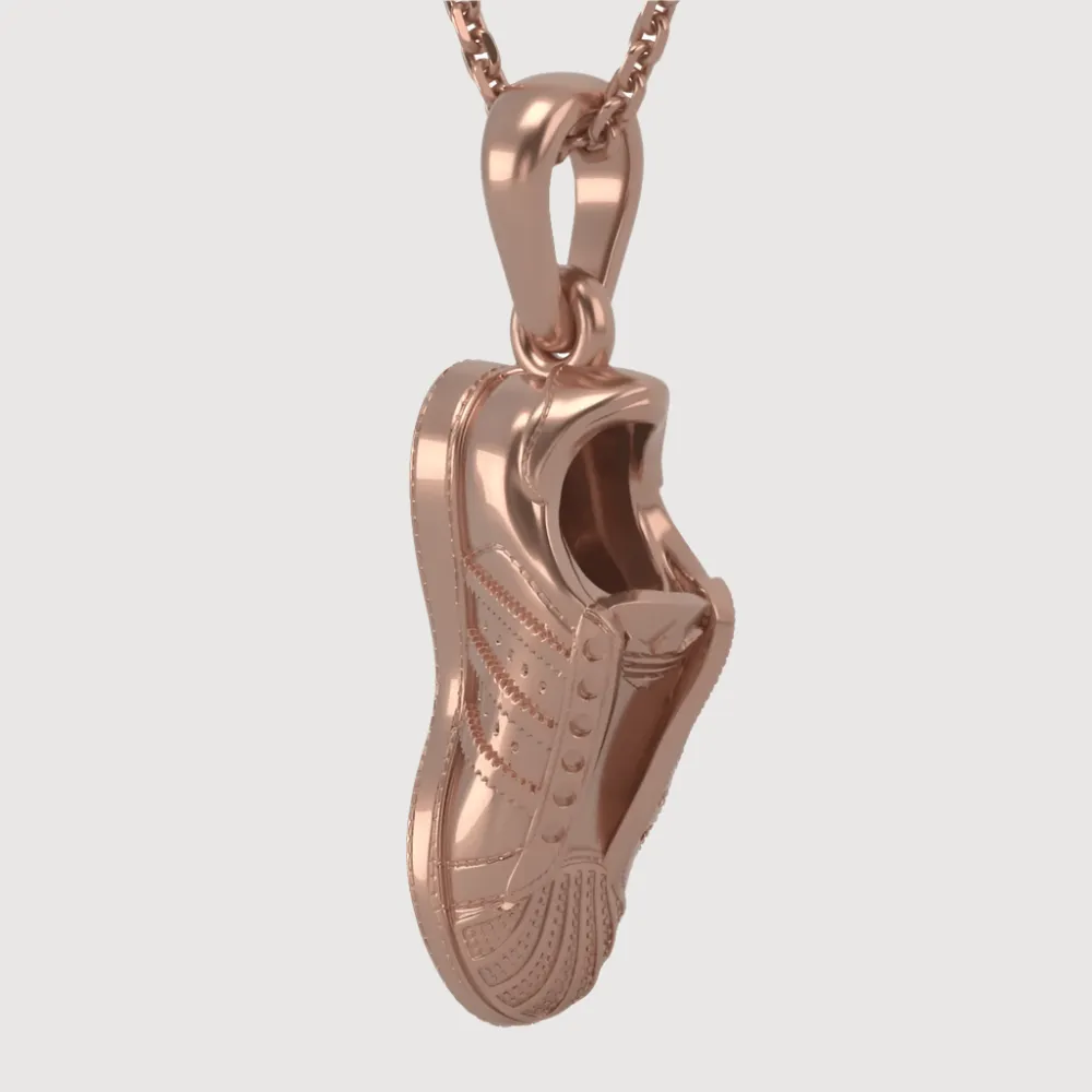 14k Gold Sneaker Pendant