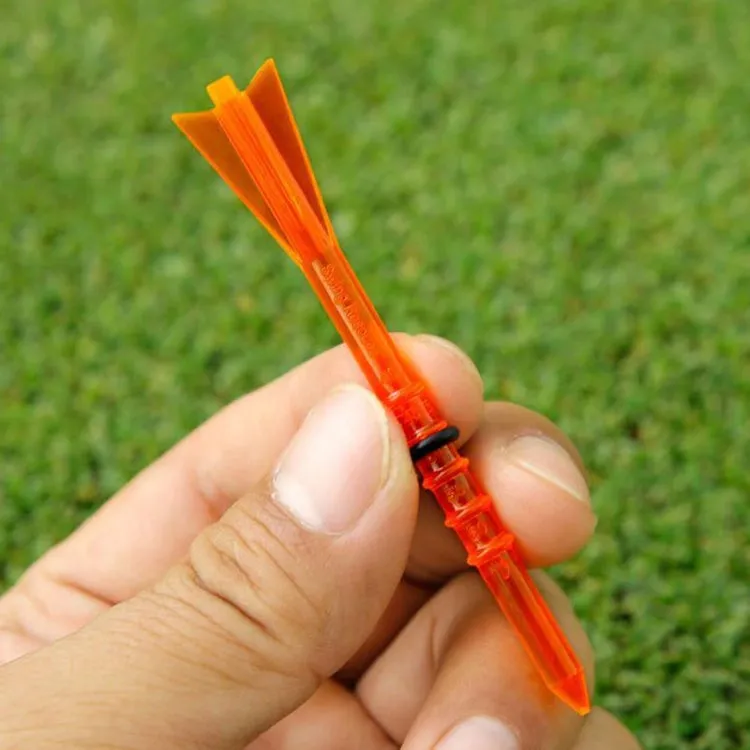 30pcs /Box PGM QT025 Golf Tee Limit Ball Studs With Adjustable Height of 83mm(Orange)