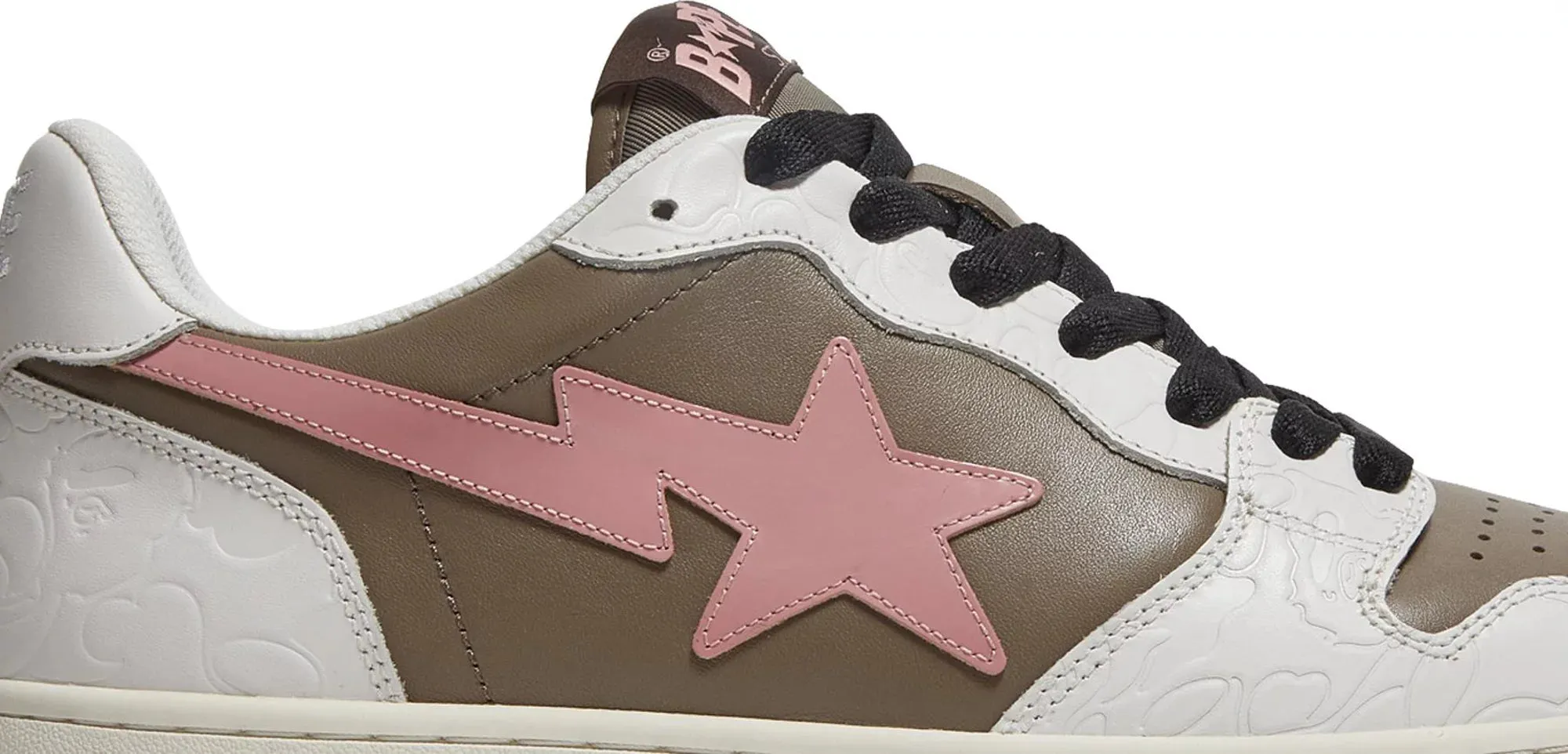 A Bathing Ape Bape SK8 Sta 'Brown Pink'