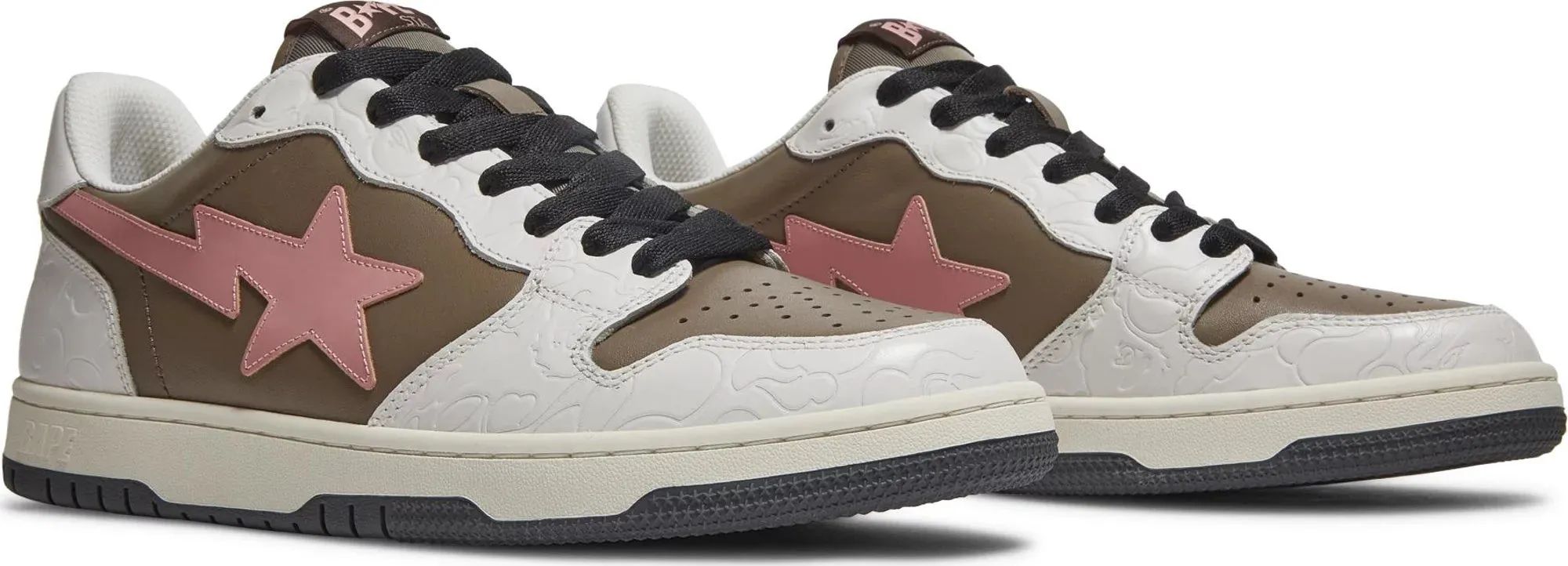 A Bathing Ape Bape SK8 Sta 'Brown Pink'