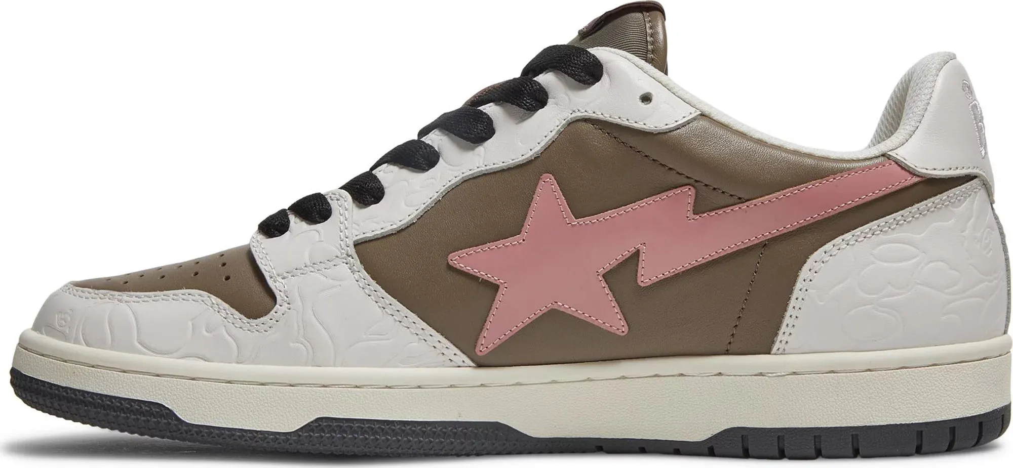 A Bathing Ape Bape SK8 Sta 'Brown Pink'