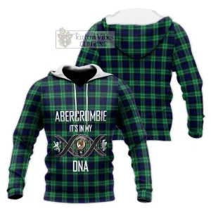 Abercrombie Tartan Knitted Hoodie with Family Crest DNA In Me Style