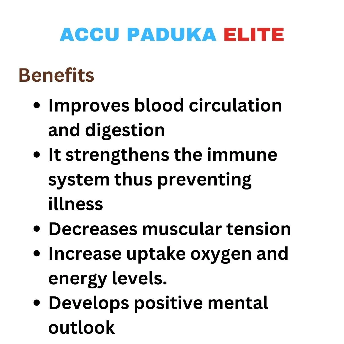 Accu Paduka Elite