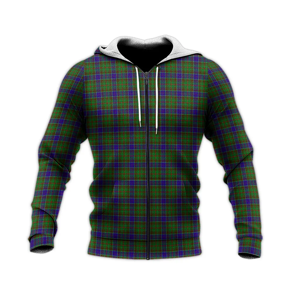 Adam Tartan Knitted Hoodie