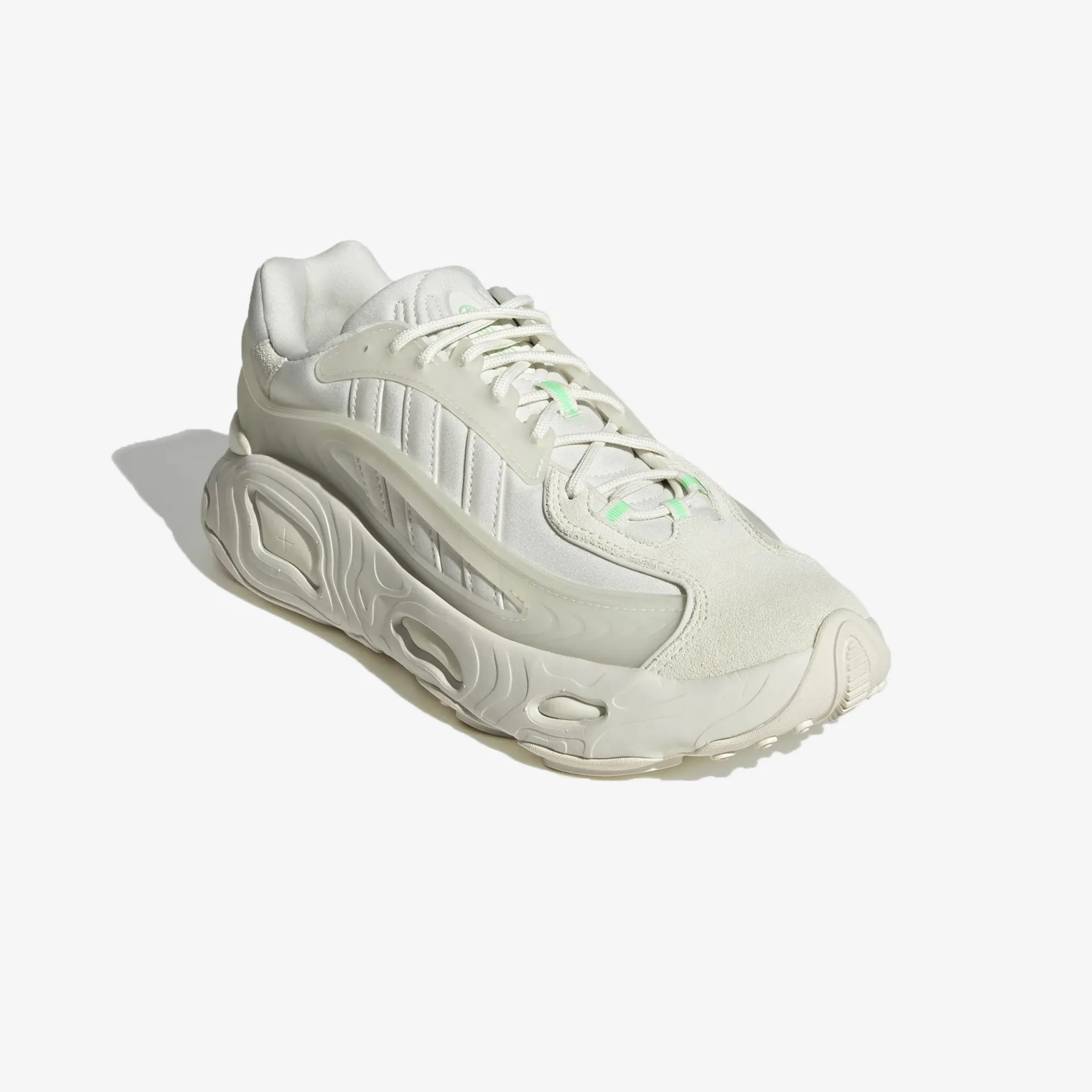 Adidas Originals | OZNOVA  { OFF WHITE / BEAM GREEN