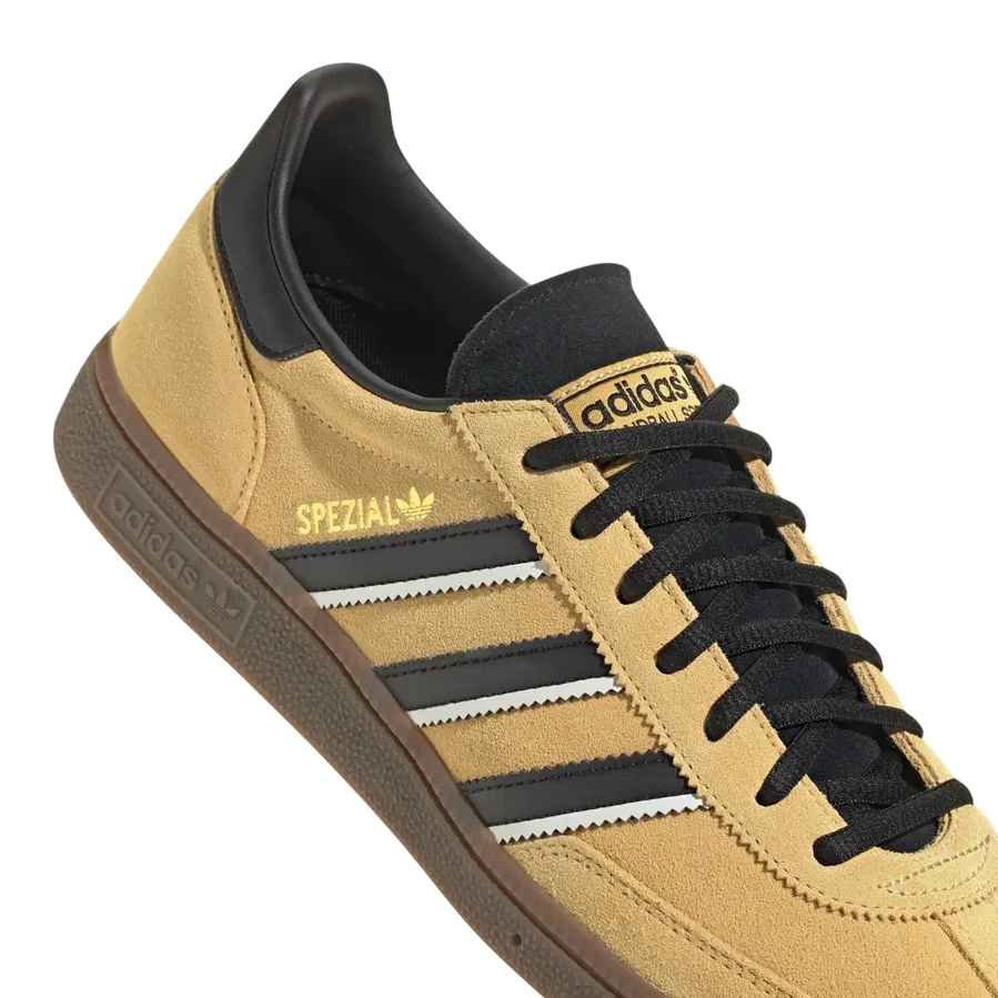 Adidas Originals scarpa sneakers da uomo Handball Spezial IF9014 avena-nero-bianco