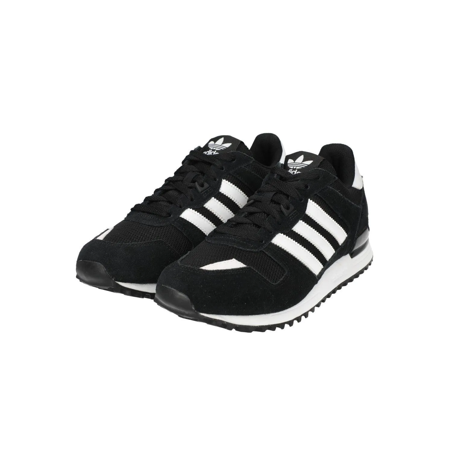 Adidas Zx 700 Lifestyle Sport Shoes Fabric Black Colour For Men