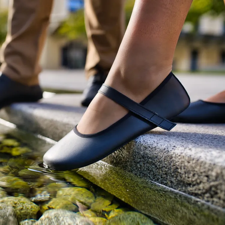 Ahinsa Ananda Barefoot Ballet Flat Black