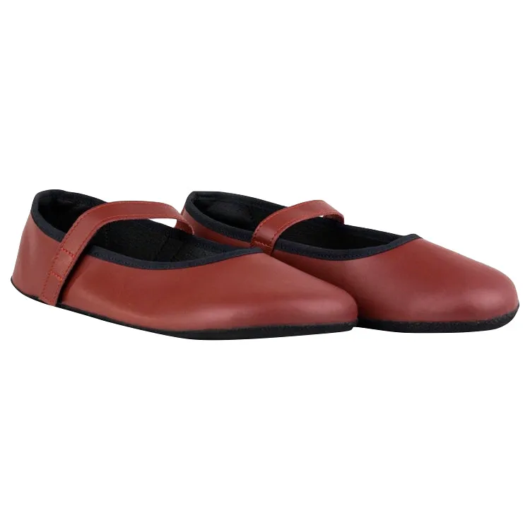 Ahinsa Ananda Barefoot Ballet Flat Burgundy