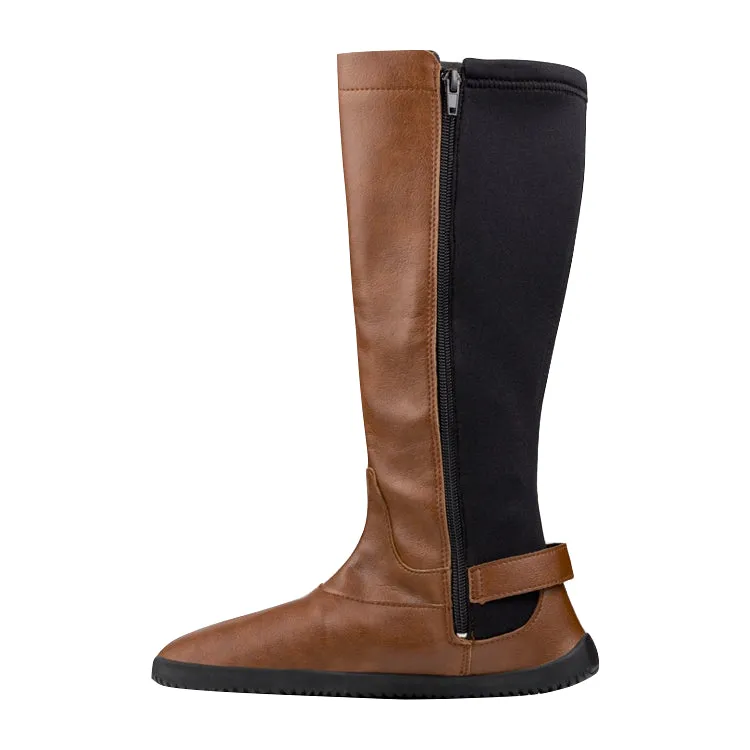 Ahinsa Barefoot Tall Boot Brown