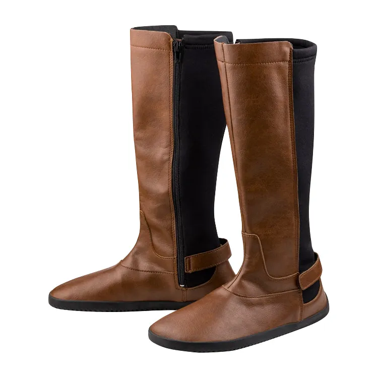 Ahinsa Barefoot Tall Boot Brown