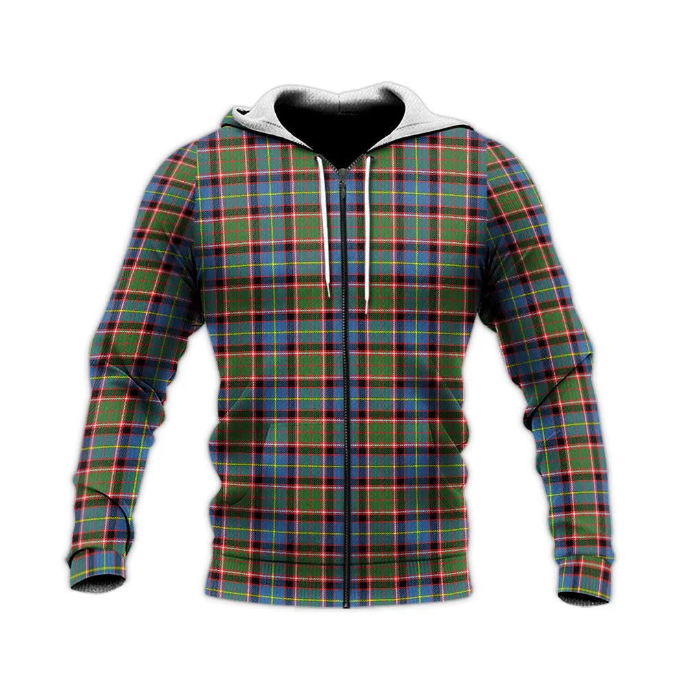 Aikenhead Tartan Knitted Hoodie