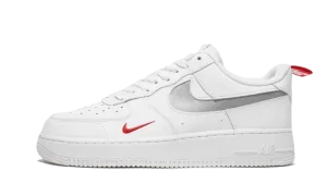 Air Force 1 Low White Red Mini Swoosh