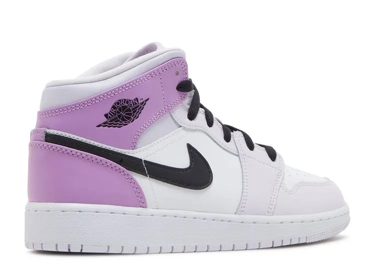 Air Jordan 1 Mid 'Barely Grape' (GS)