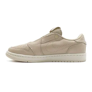 Air Jordan 1 Retro Slip Low-Top Sneakers Leather Beige Colour For Women