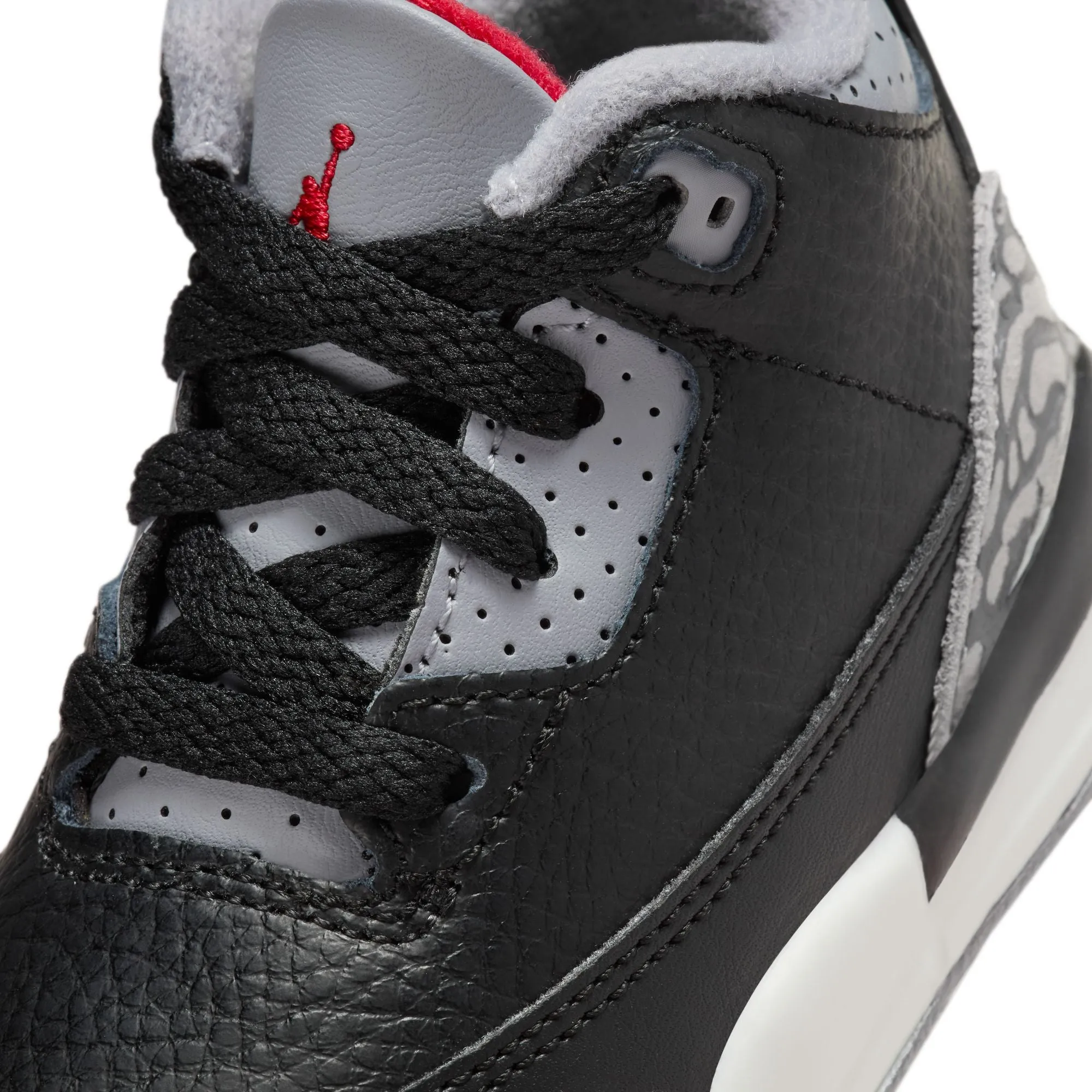 Air Jordan 3 Infants Retro OG "Black Cement Reimgined" Shoes