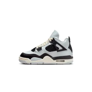 Air Jordan 4 Kids Retro "Pure Platinum" Shoes