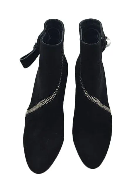 Alexander McQueen Black Ankle Boots