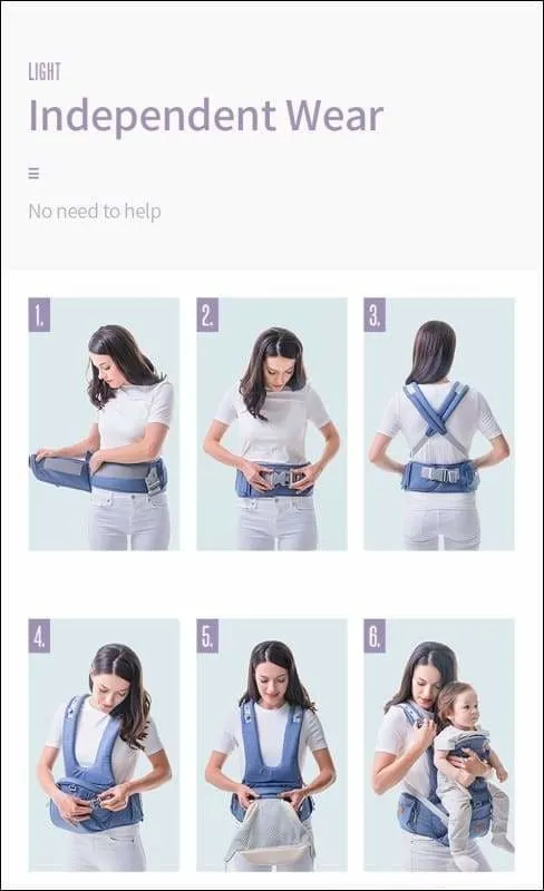 All-in-one Baby Breathable Carrier