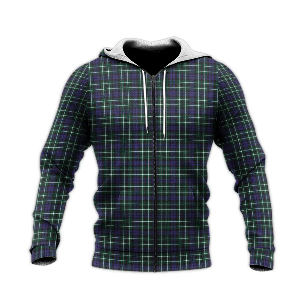 Allardice Tartan Knitted Hoodie