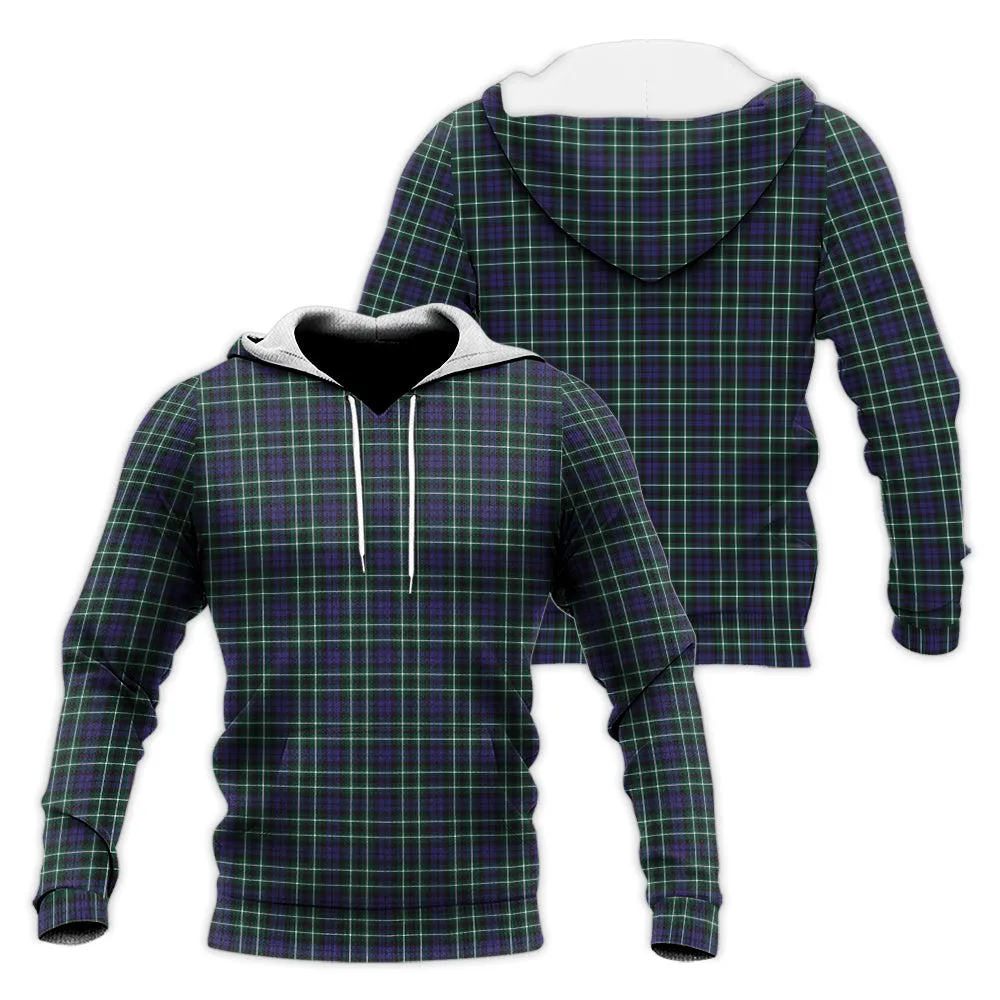 Allardice Tartan Knitted Hoodie