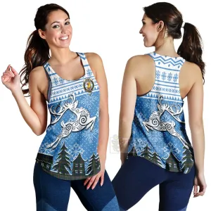 Allison Clan Christmas Women's Racerback Tanks Celtic Reindeer Style