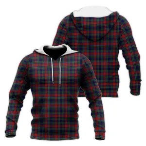 Allison Red Tartan Knitted Hoodie