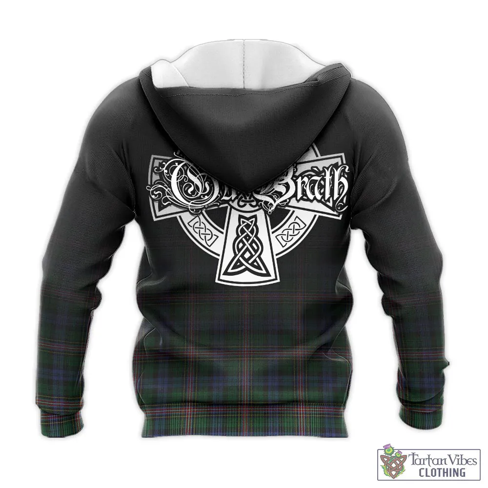 Allison Tartan Knitted Hoodie Featuring Alba Gu Brath Family Crest Celtic Inspired