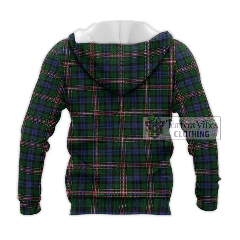 Allison Tartan Knitted Hoodie with Family Crest DNA In Me Style