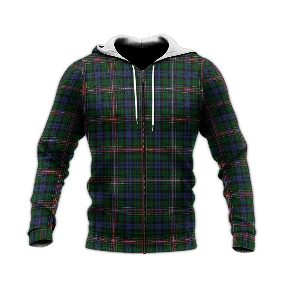 Allison Tartan Knitted Hoodie