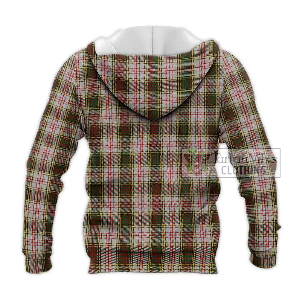 Anderson Dress Tartan Knitted Hoodie with Family Crest DNA In Me Style