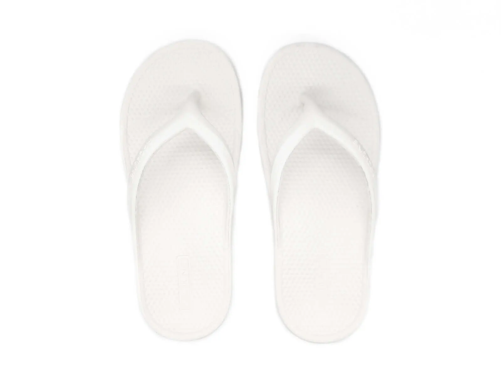 Archline Orthotic Foam Thongs Arch Support Flip Flops Orthopedic Rebound - White