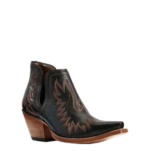 Ariat Ladies Dixon Brooklyn Black Western Ankle Boots 10029653