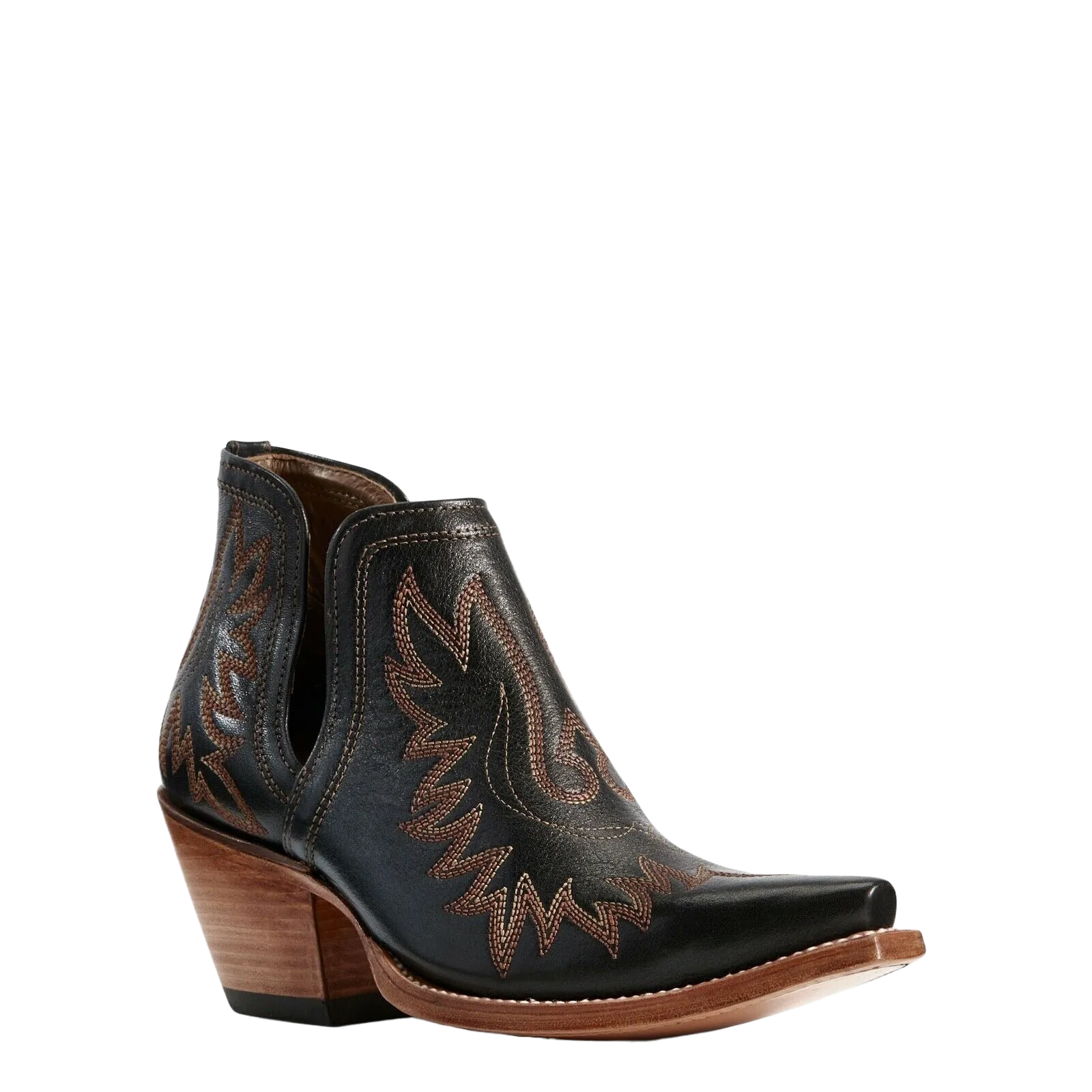 Ariat Ladies Dixon Brooklyn Black Western Ankle Boots 10029653