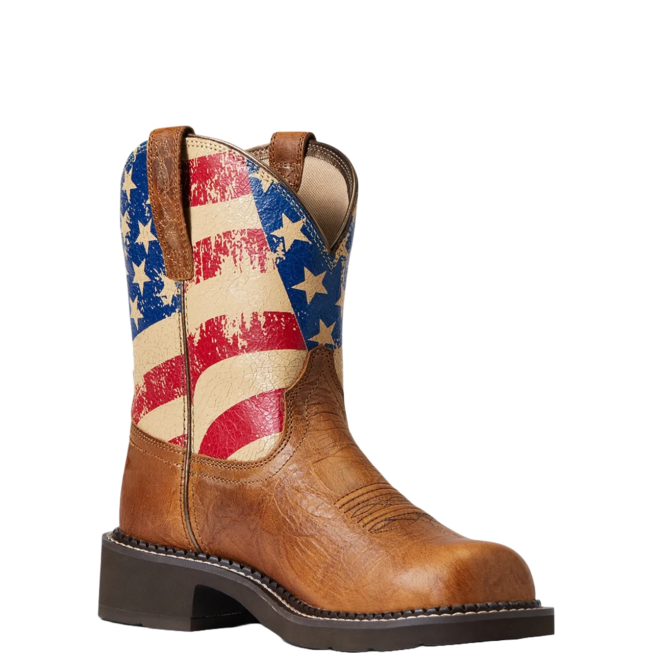 Ariat Ladies Fatbaby Heritage Patriotic Western Boot 10040269