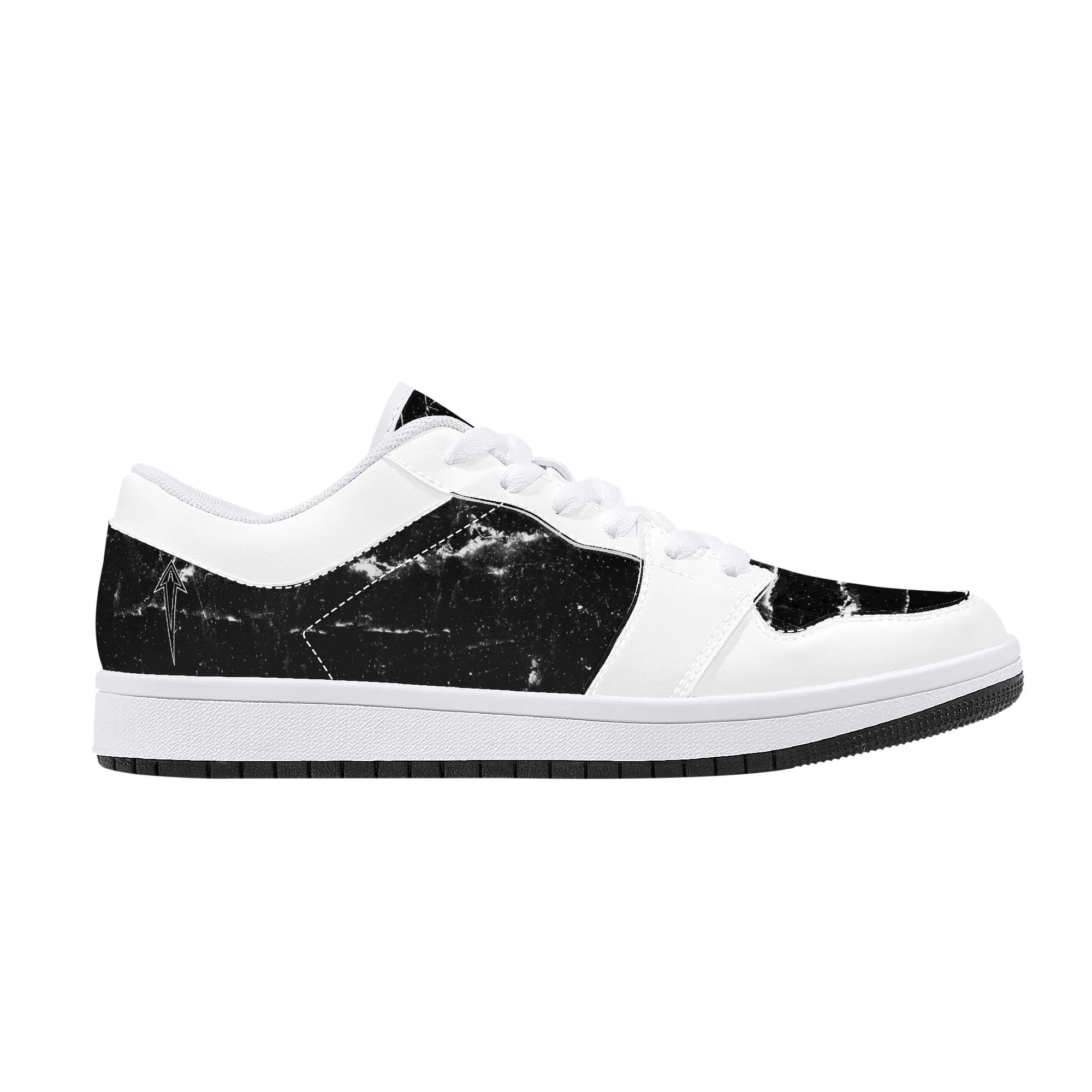 Arise Merch - "Black Granite" | Customized Low Tops | Shoe Zero