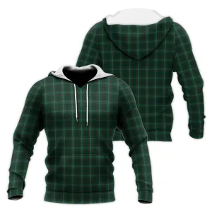 Armagh County Ireland Tartan Knitted Hoodie