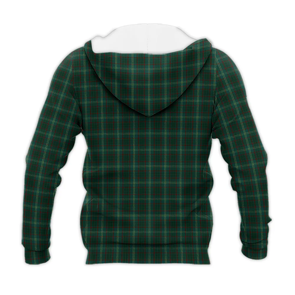 Armagh County Ireland Tartan Knitted Hoodie