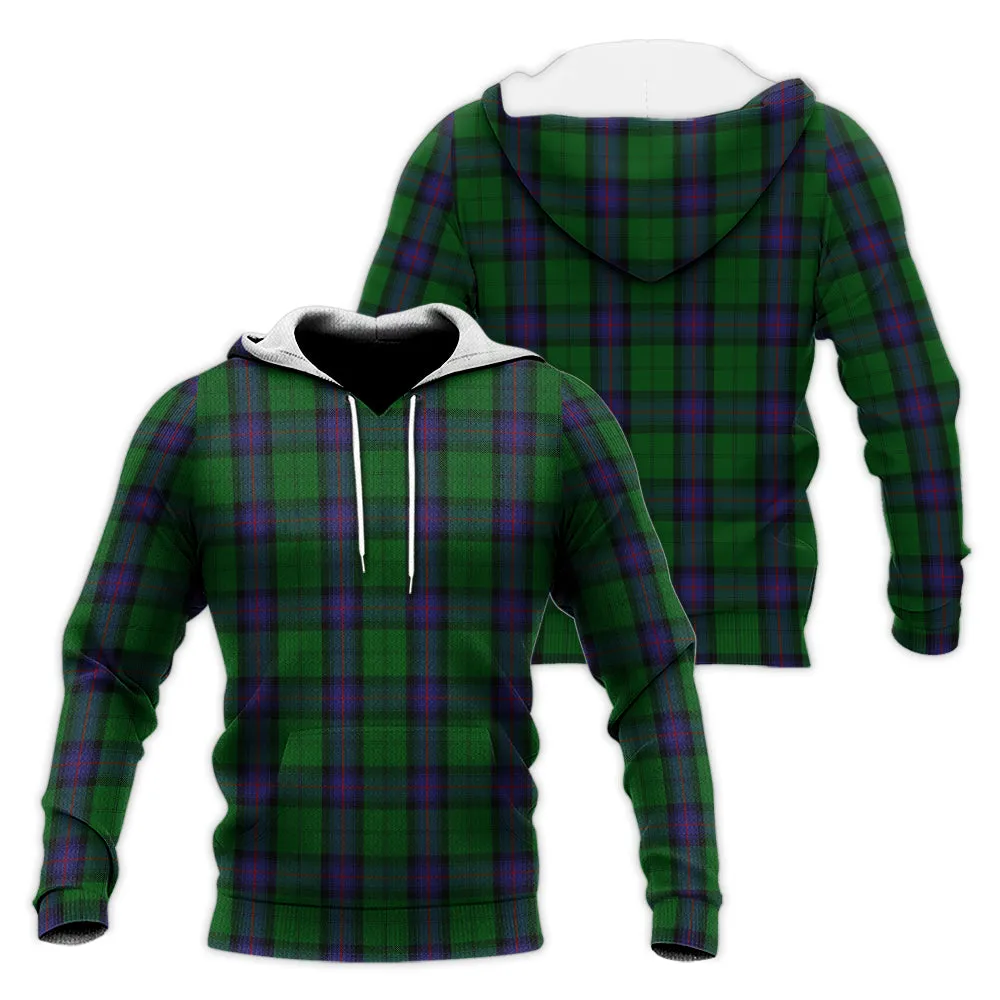 Armstrong Tartan Knitted Hoodie