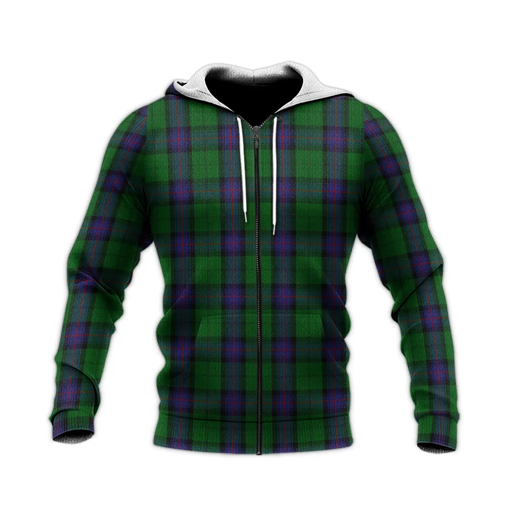 Armstrong Tartan Knitted Hoodie