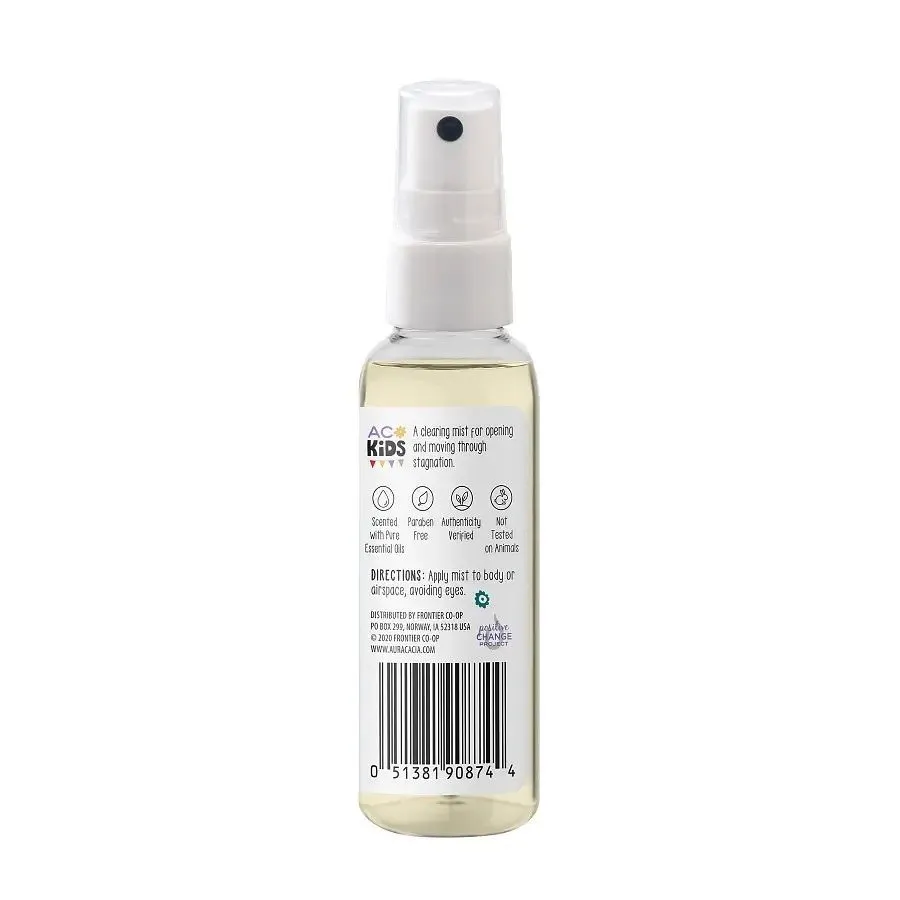 Aura Cacia Kids Aromatherapy Mist Clearing 2 fl oz Spray