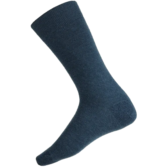 Baby Alpaca Blend Health Socks - Denim