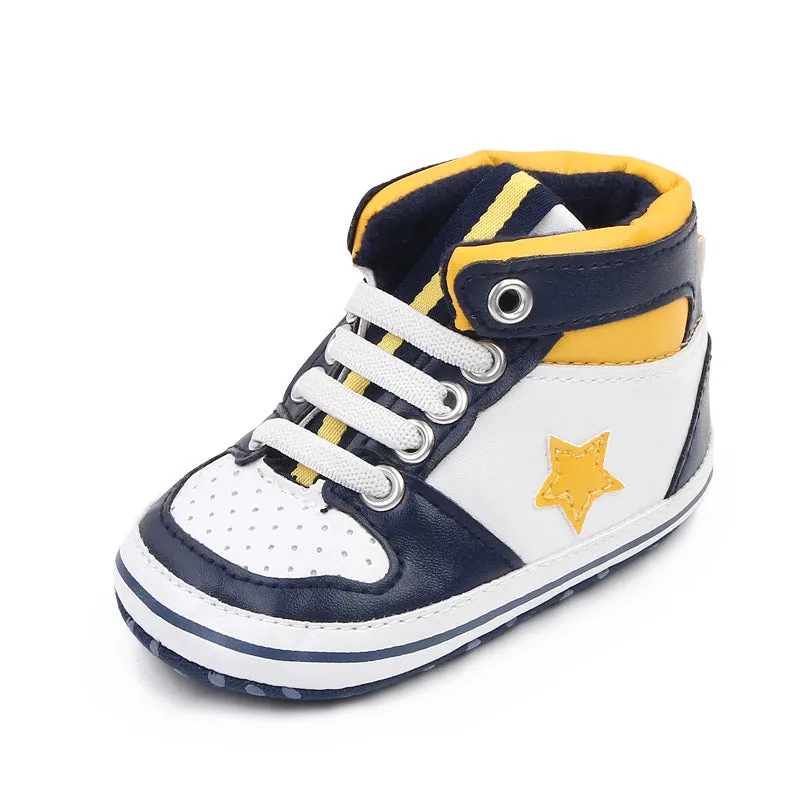 Baby High-top Casual Toddler Shoes For 0-1 Years Old