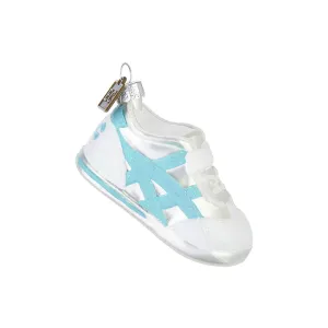 BABY'S FIRST SNEAKERS BLUE CHRISTMAS ORNAMENT