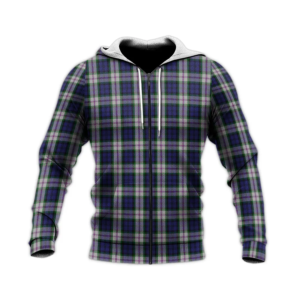 Baird Dress Tartan Knitted Hoodie