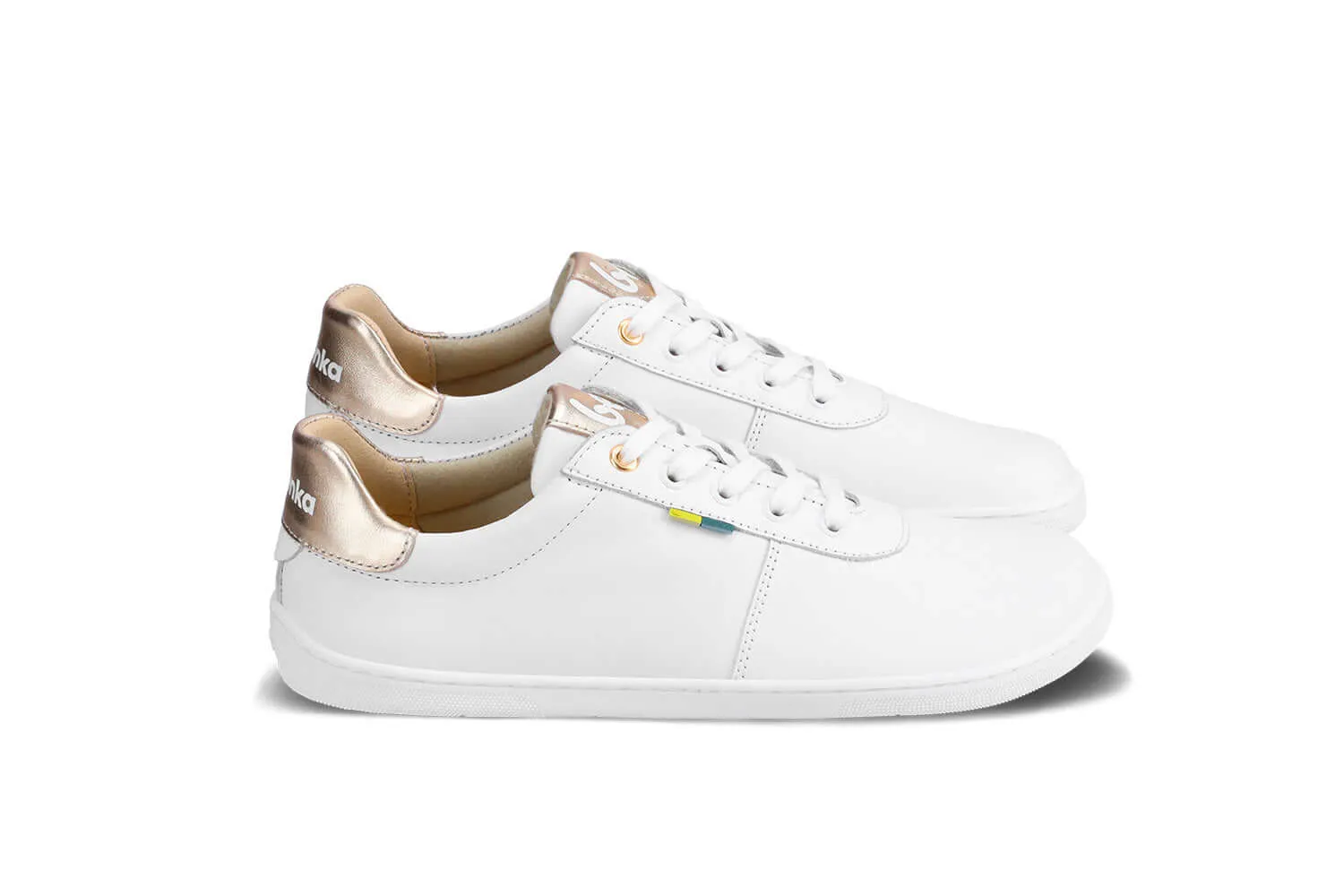 Barefoot Shoes Be Lenka Royale - White & Gold